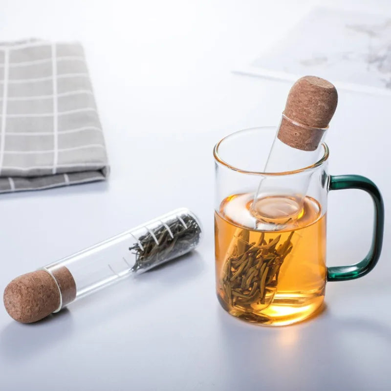 GlassTea: Infusor de té creativo con forma de pipa