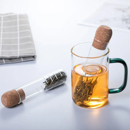 GlassTea: Infusor de té creativo con forma de pipa