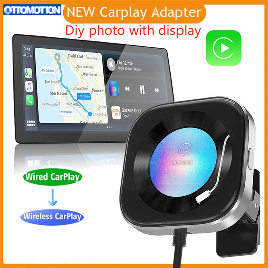 CarPlay Freedom: Wireless Adapter with Display